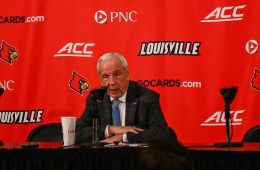 Roy Williams Louisville vs. North Carolina 2-22-2020, Photo by William Caudill, TheCrunchZone.com