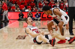 Ryan McMahon, Fresh Kimble, Louisville vs. Wake Forest 2-5-2020 Photo by William Caudill, TheCrunchZone.com