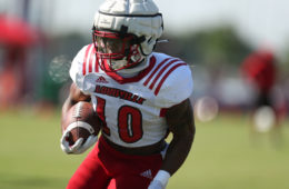 Javian Hawkins Louisville Football Fall Camp