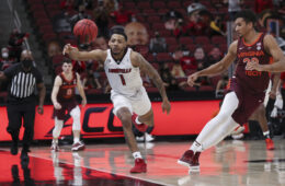 Carlik Jones Louisville vs. Virginia Tech 1-6-2021