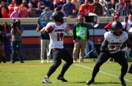Brock Domann Louisville vs. Virginia 10-8-2022 Photo by William Caudill, TheCrunchZone.com
