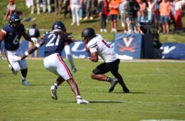Marson Ford Louisville vs. Virginia 10-8-2022 Photo by William Caudill, TheCrunchZone.com