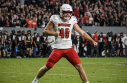 Brock Travelstead Louisville vs. NC State 9-29-2023 Photo by Daniel Rankin, TheCrunchZone.com