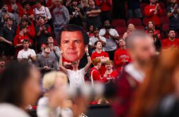 Denny Crum Big Head Louisville vs. UMBC 11-6-2024 Photo by William Caudill, TheCrunchZone.com